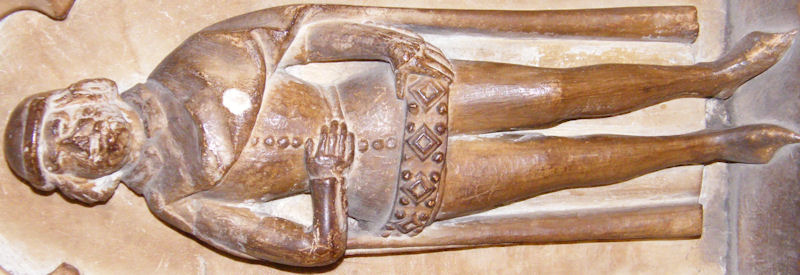 Warwick - St Mary Thomas Beauchamp 1369 and wife Katherine mortimer 1369 weeper